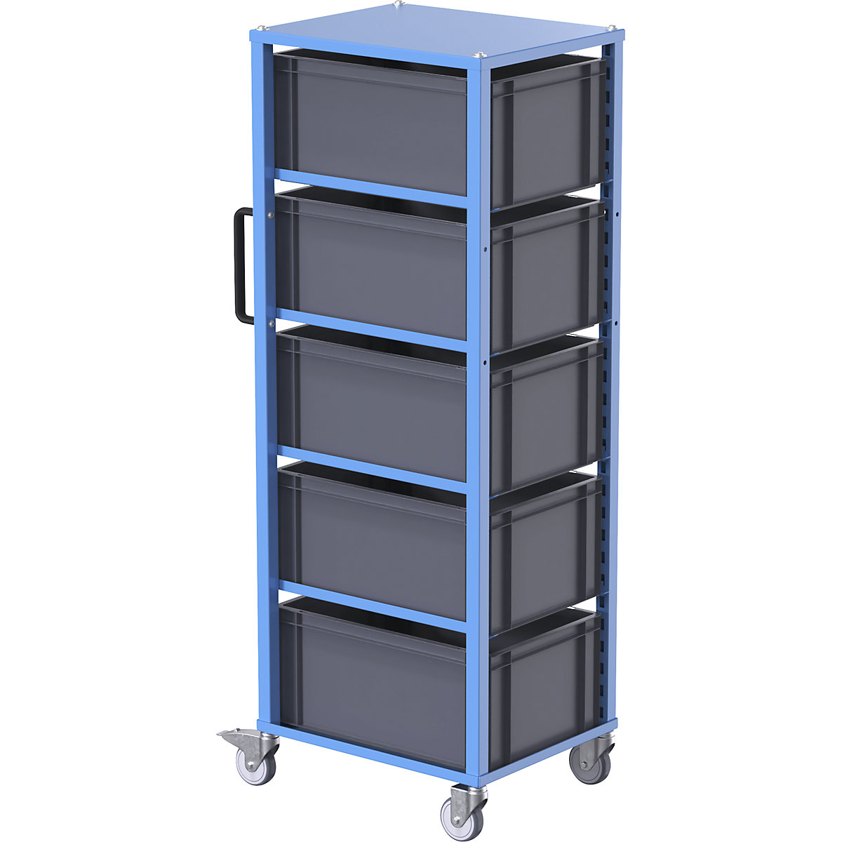 CustomLine Euro platform trolley – eurokraft pro (Product illustration 2)-1