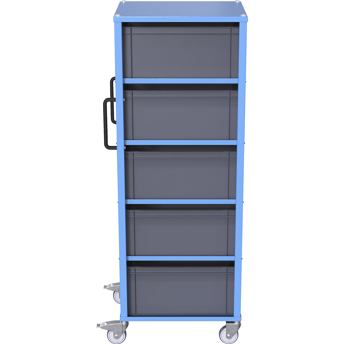 CustomLine Euro platform trolley – eurokraft pro (Product illustration 2)-1