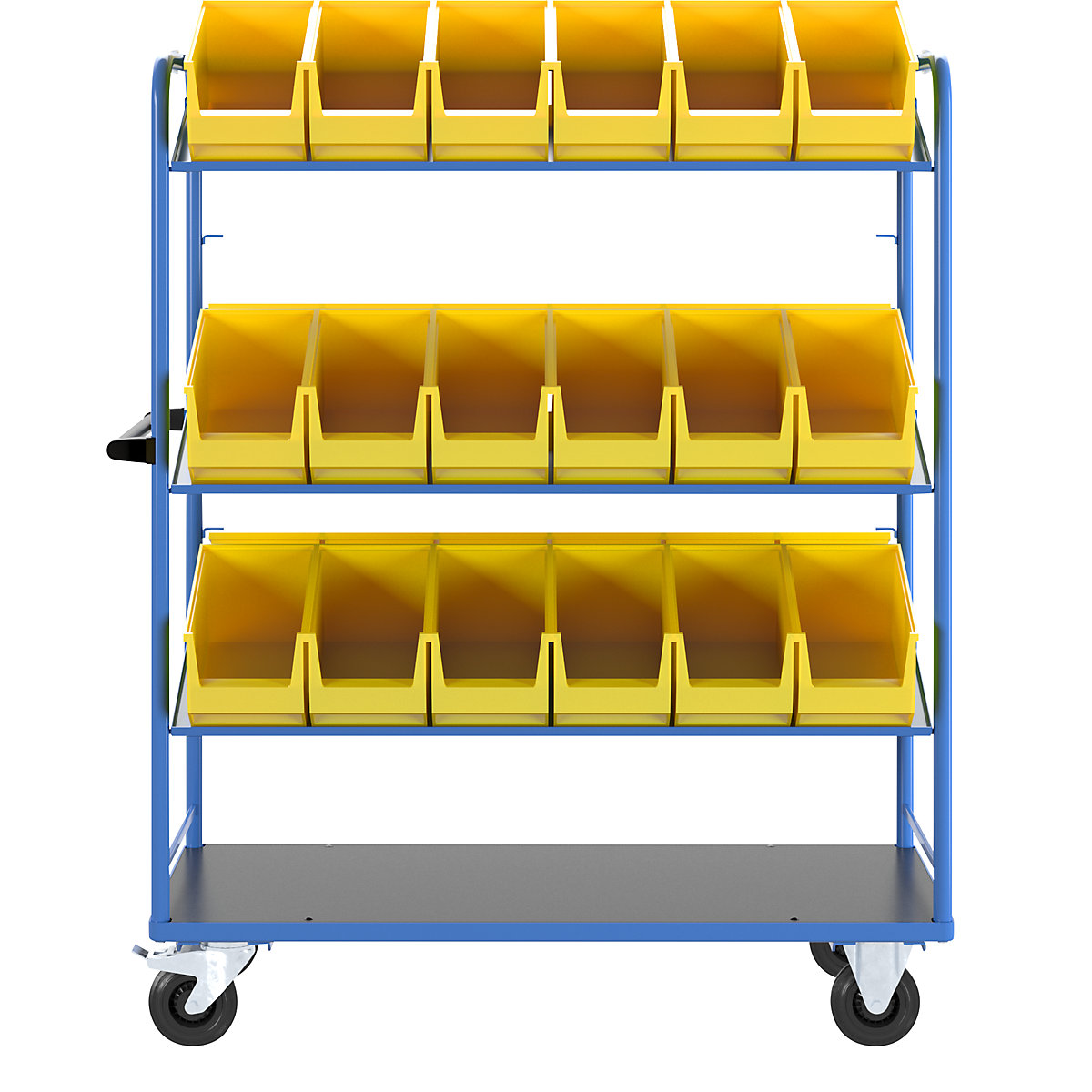 Order picking trolley – eurokraft pro (Product illustration 2)-1