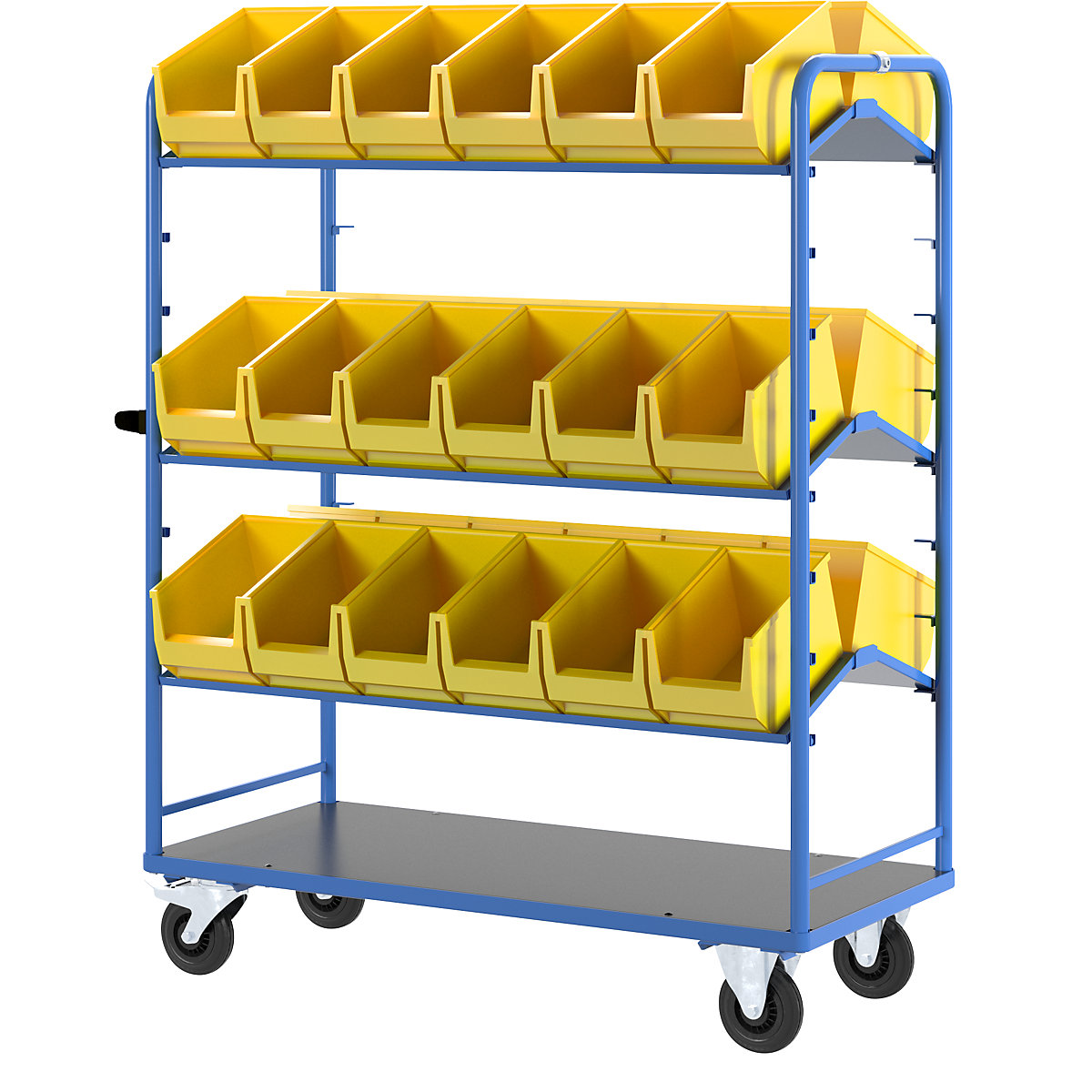 Order picking trolley – eurokraft pro (Product illustration 25)-24