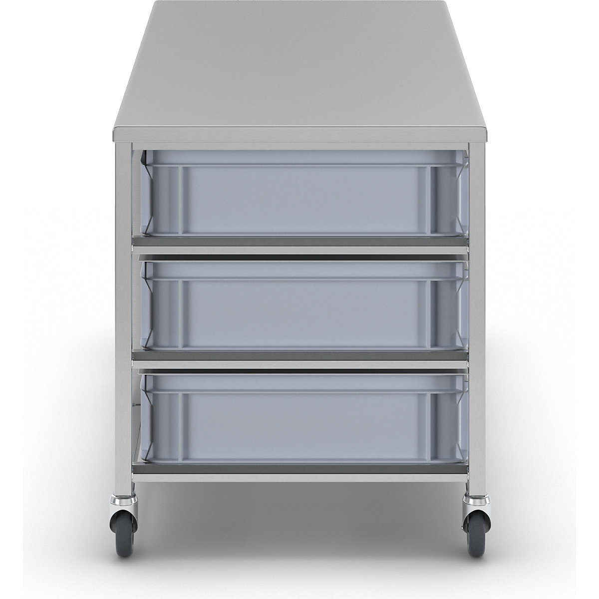 Stainless steel container trolley (Product illustration 9)-8