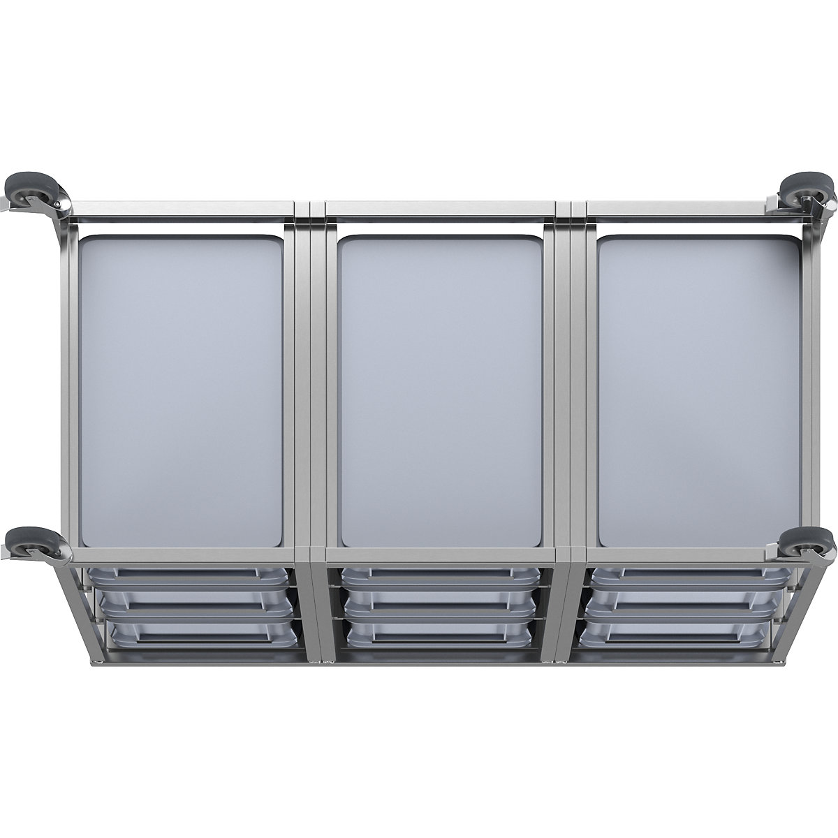 Stainless steel container trolley (Product illustration 11)-10