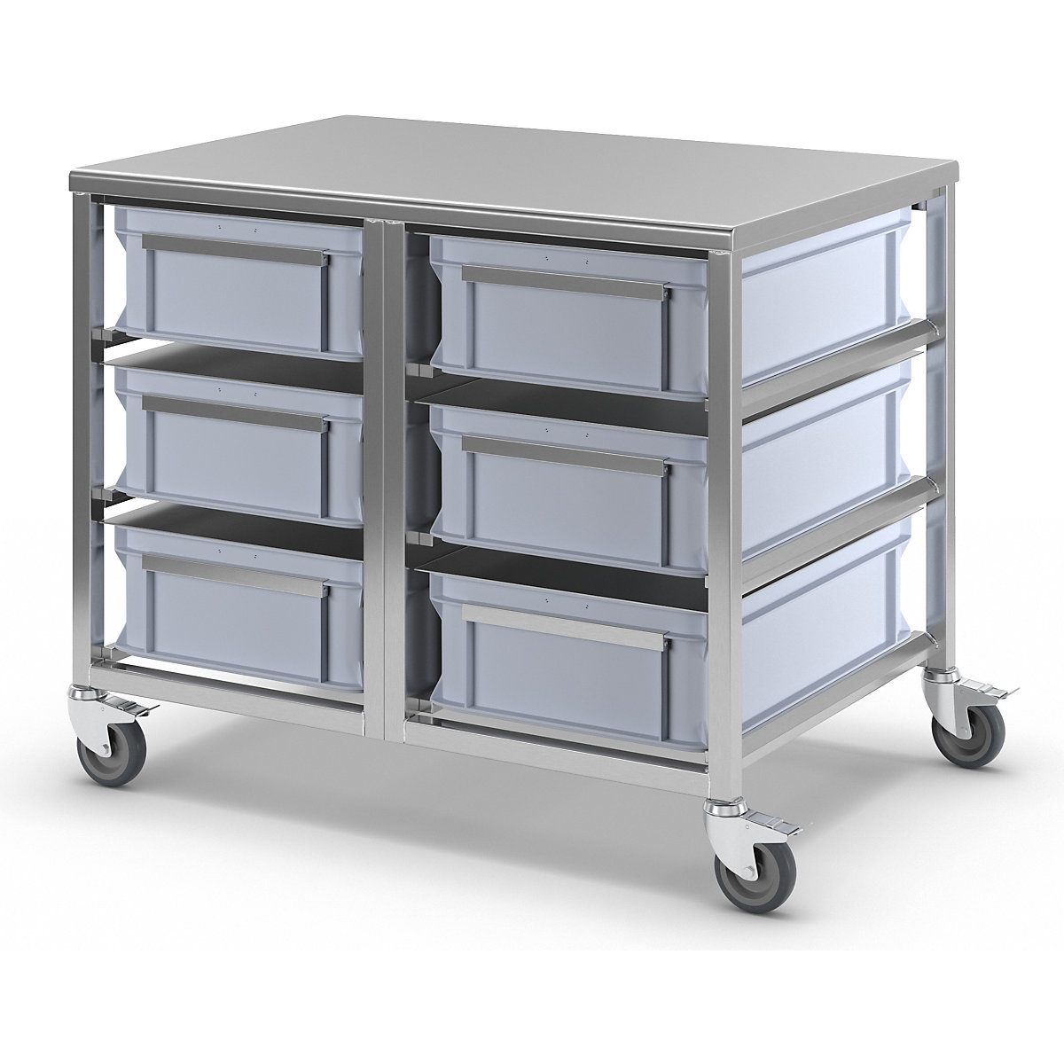 Stainless steel container trolley (Product illustration 13)-12