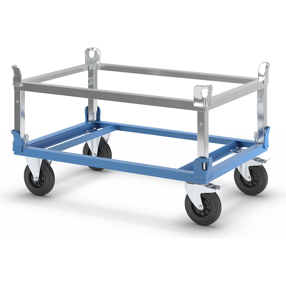 Pallet dolly with collar – eurokraft pro (Product illustration 4)-3