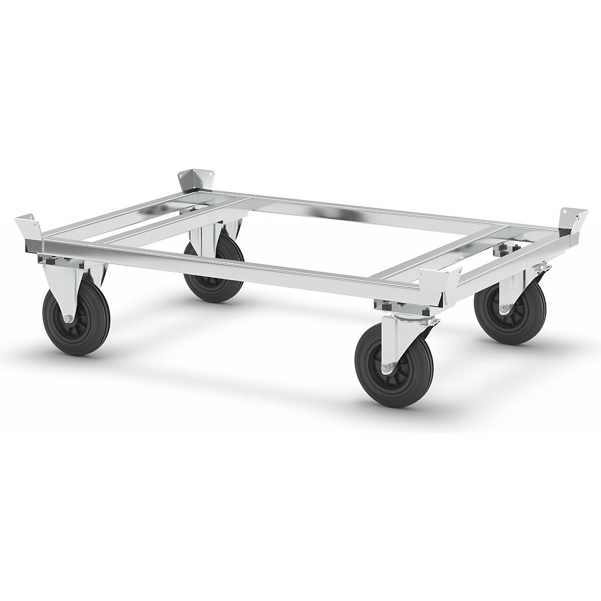 Pallet dolly, zinc plated – Kongamek (Product illustration 4)-3
