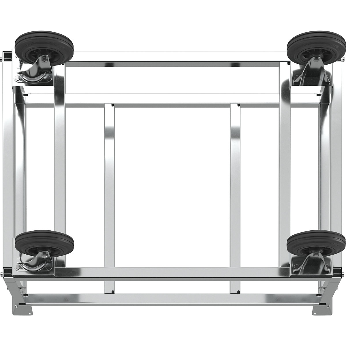 Pallet dolly, zinc plated – Kongamek (Product illustration 4)-3