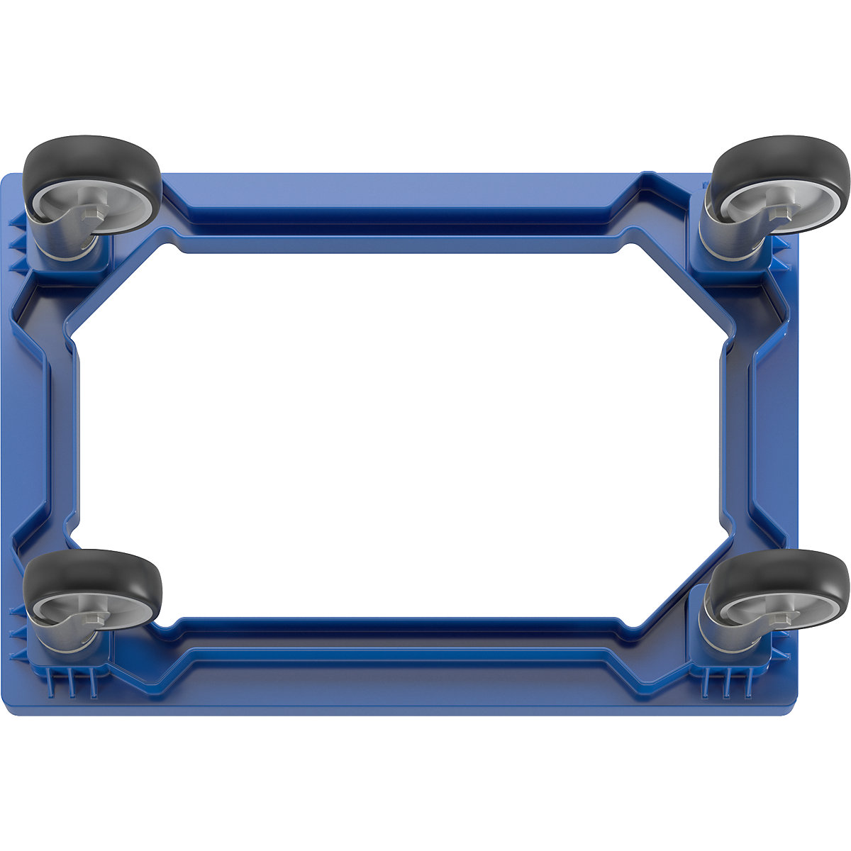 Professional wheeled base, 600 x 400 mm – eurokraft basic (Product illustration 6)-5