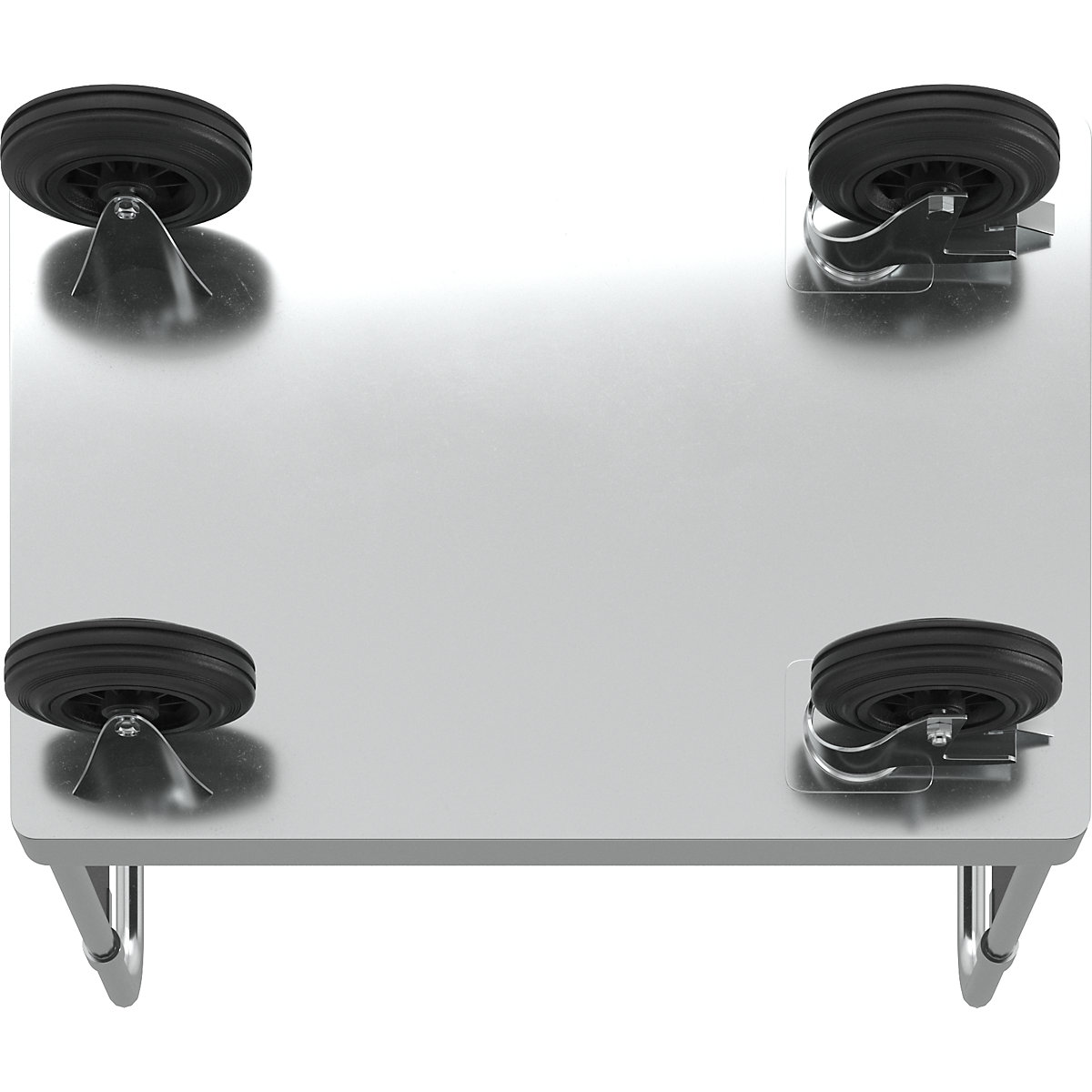 JUMBO zinc plated platform truck – Kongamek (Product illustration 5)-4