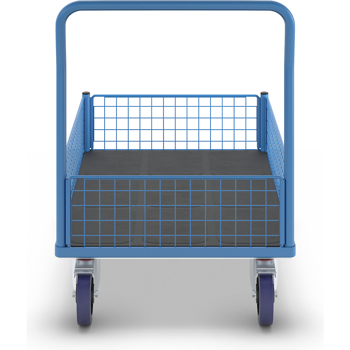 Platform truck with mesh panels – eurokraft pro (Product illustration 3)-2