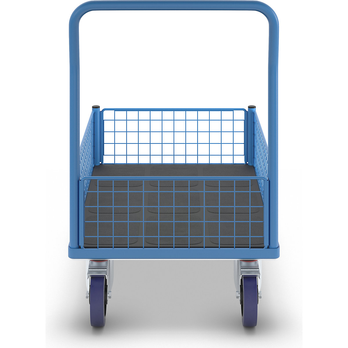 Platform truck with mesh panels – eurokraft pro (Product illustration 2)-1