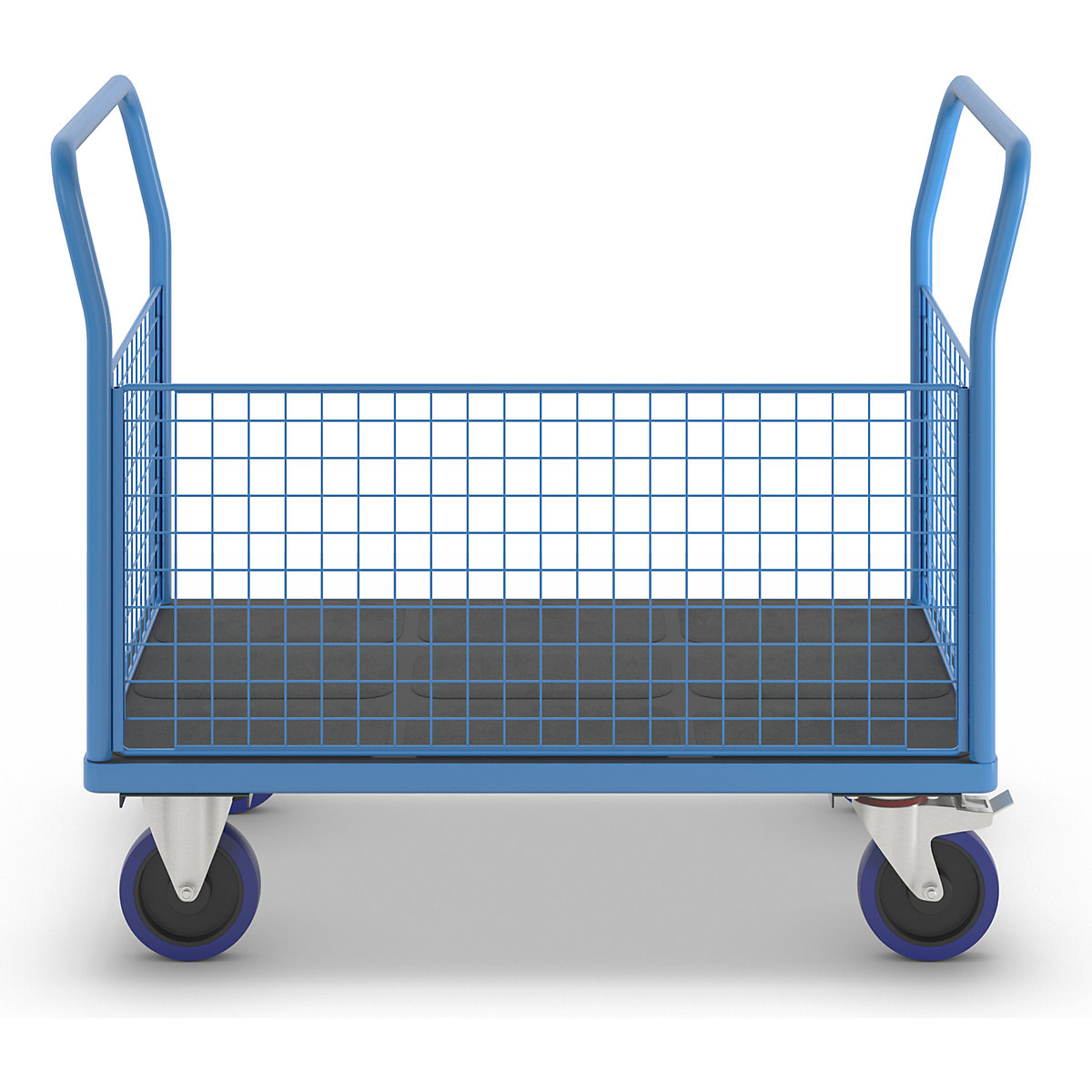 Platform truck with mesh panels – eurokraft pro (Product illustration 6)-5