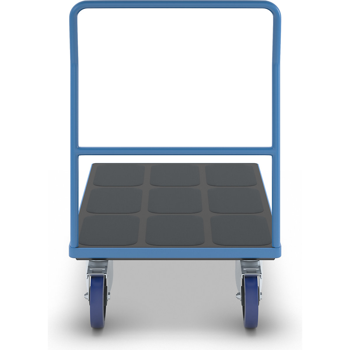 Platform truck with tubular push handle – eurokraft pro (Product illustration 5)-4
