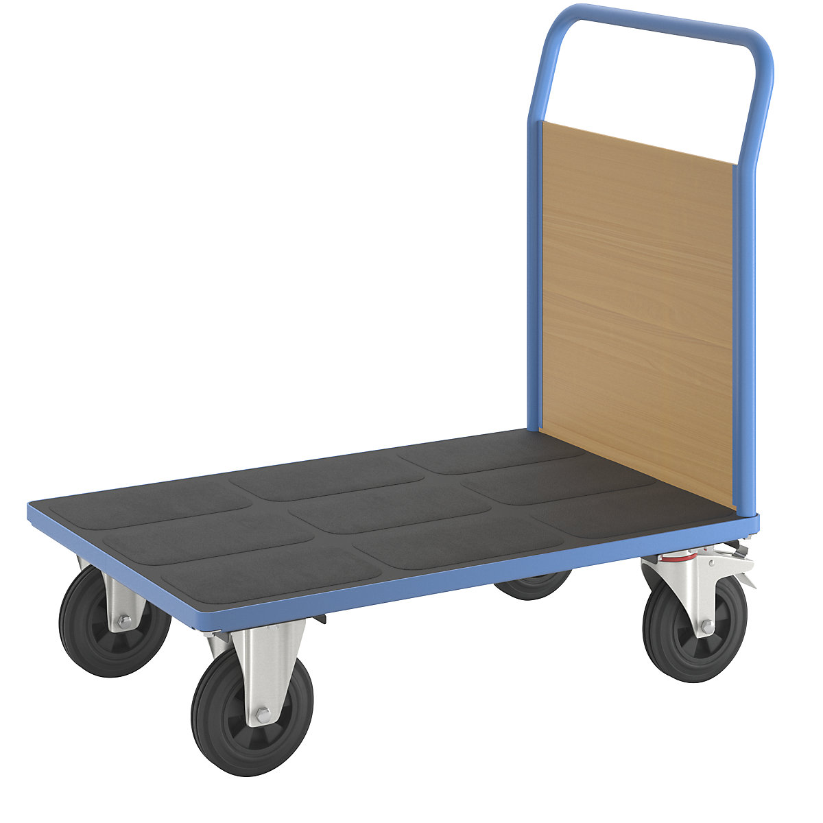 Platform truck with wooden panels – eurokraft pro