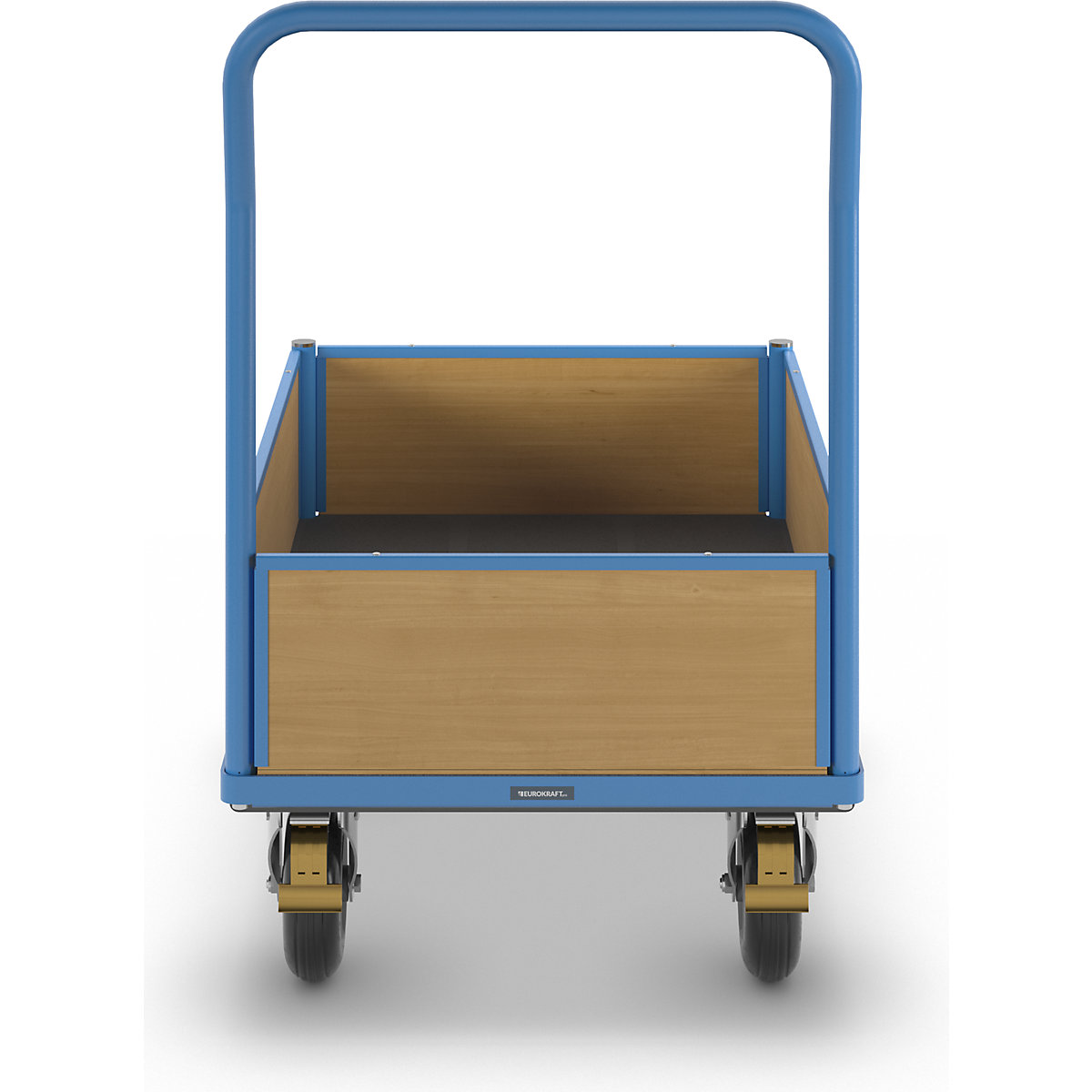 Platform truck with wooden panels – eurokraft pro (Product illustration 27)-26