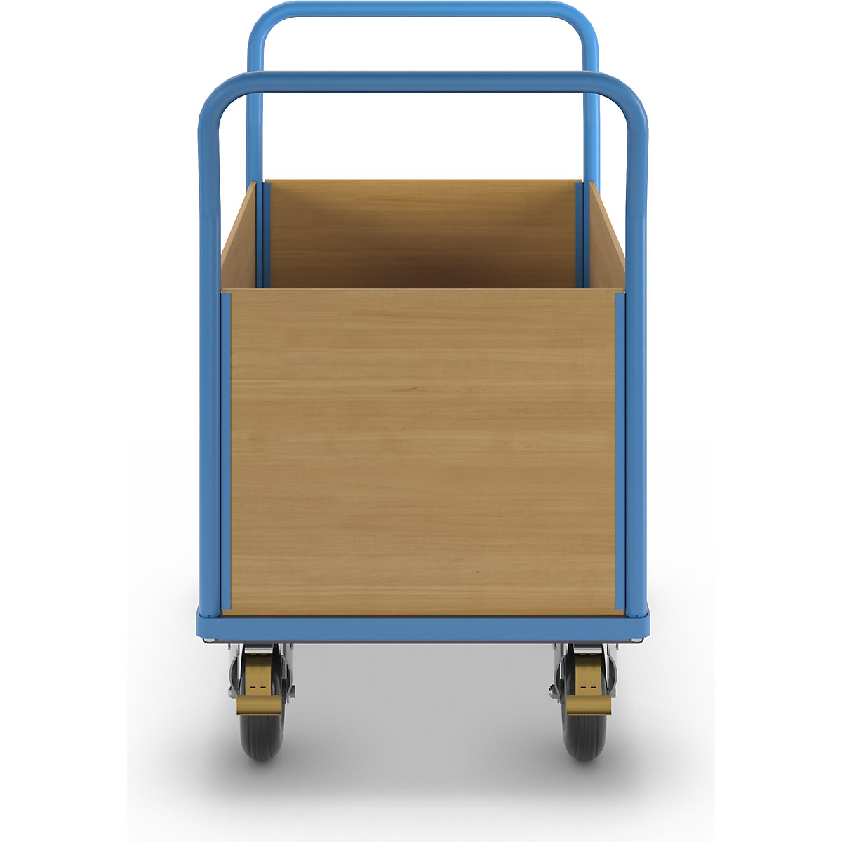 Platform truck with wooden panels – eurokraft pro (Product illustration 24)-23