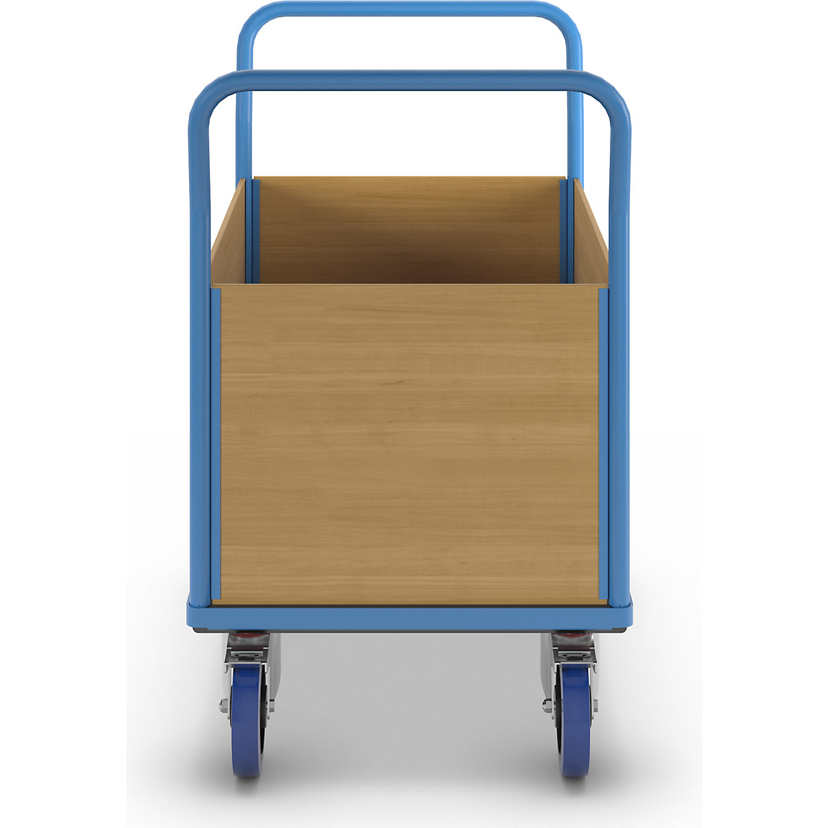 Platform truck with wooden panels – eurokraft pro (Product illustration 11)-10