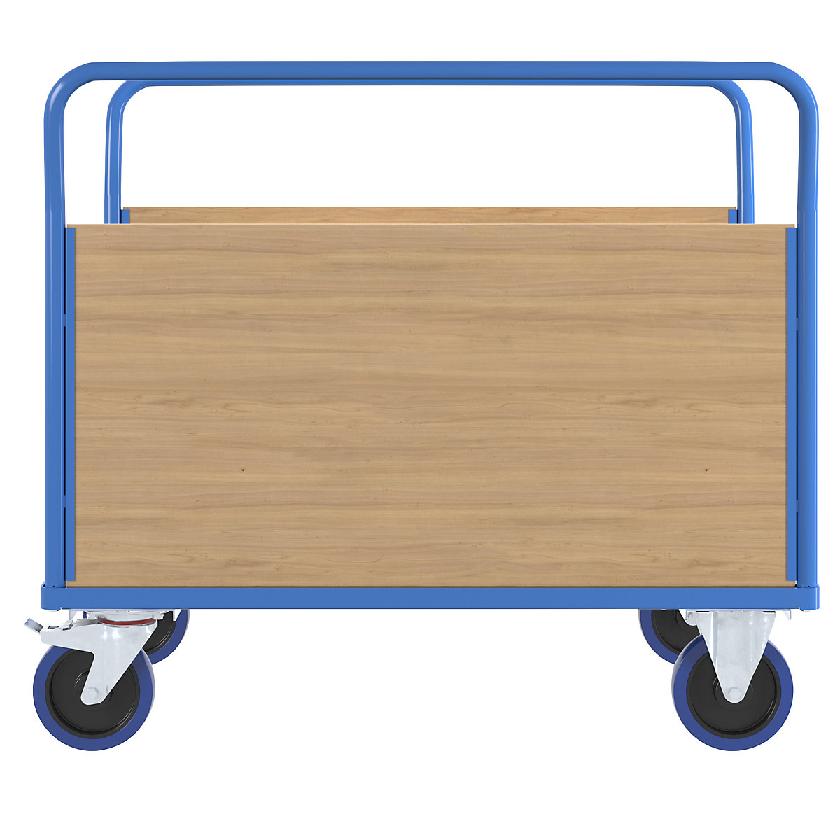 Platform truck with wooden panels – eurokraft pro (Product illustration 26)-25