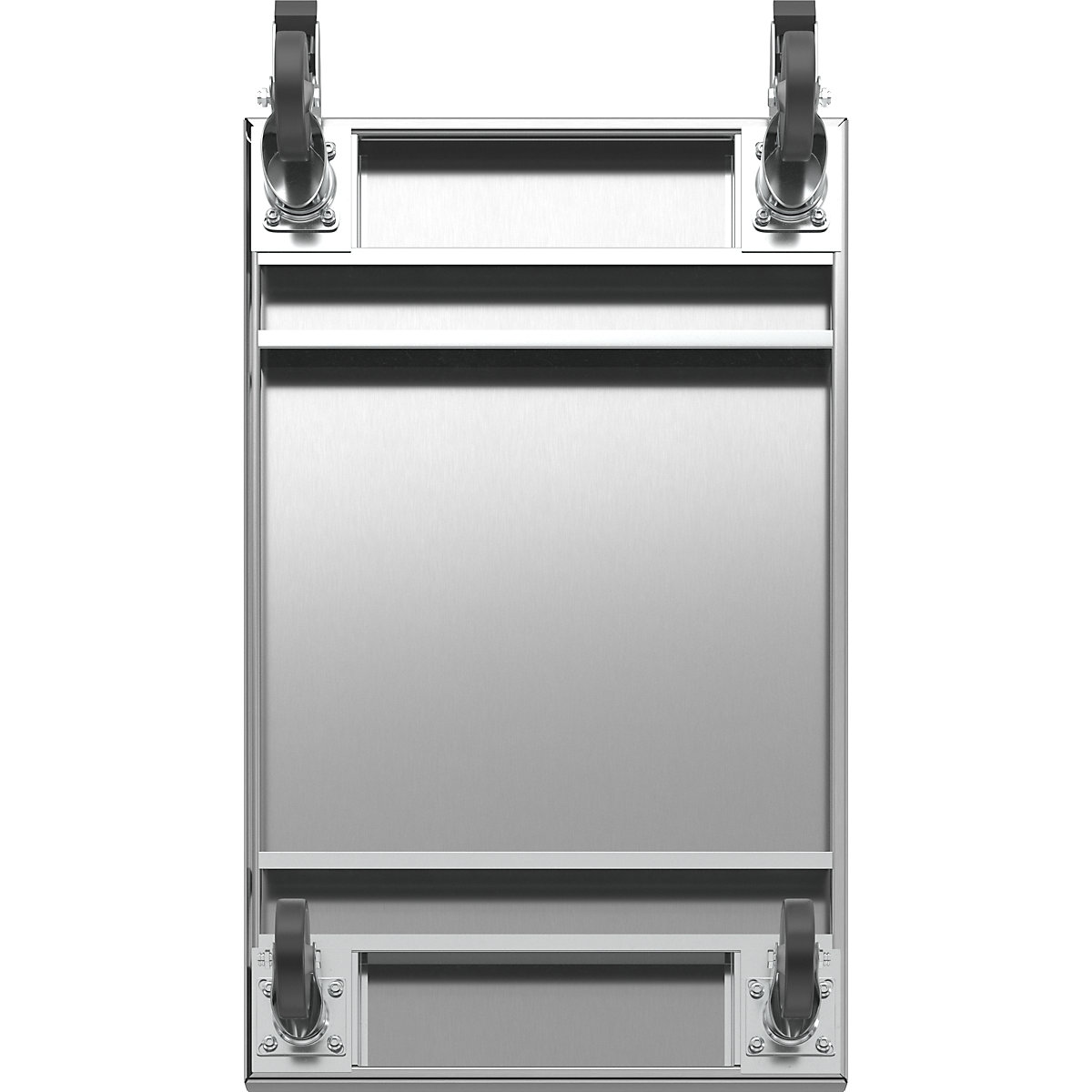 Stainless steel platform truck – Kongamek (Product illustration 3)-2