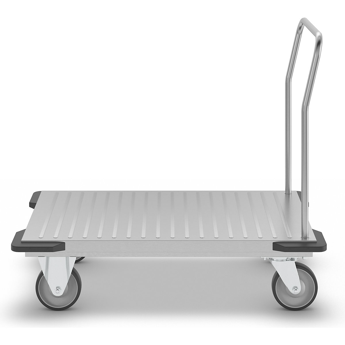 Stainless steel platform truck – eurokraft pro (Product illustration 5)-4