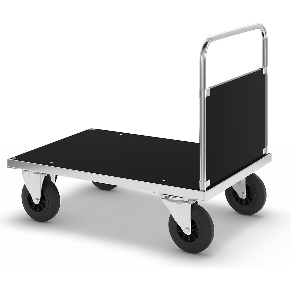 Zinc plated platform truck – Kongamek (Product illustration 3)-2