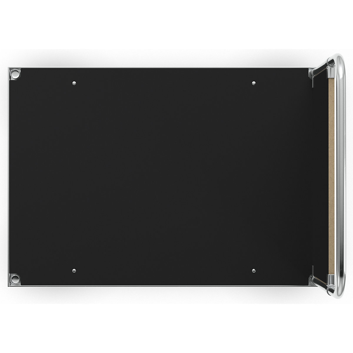 Zinc plated platform truck – Kongamek (Product illustration 4)-3
