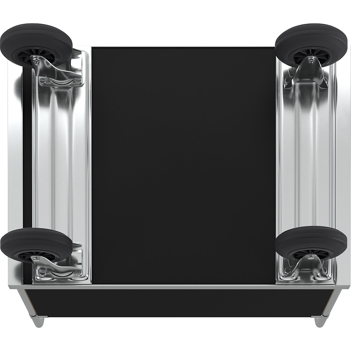 Zinc plated platform truck – Kongamek (Product illustration 6)-5