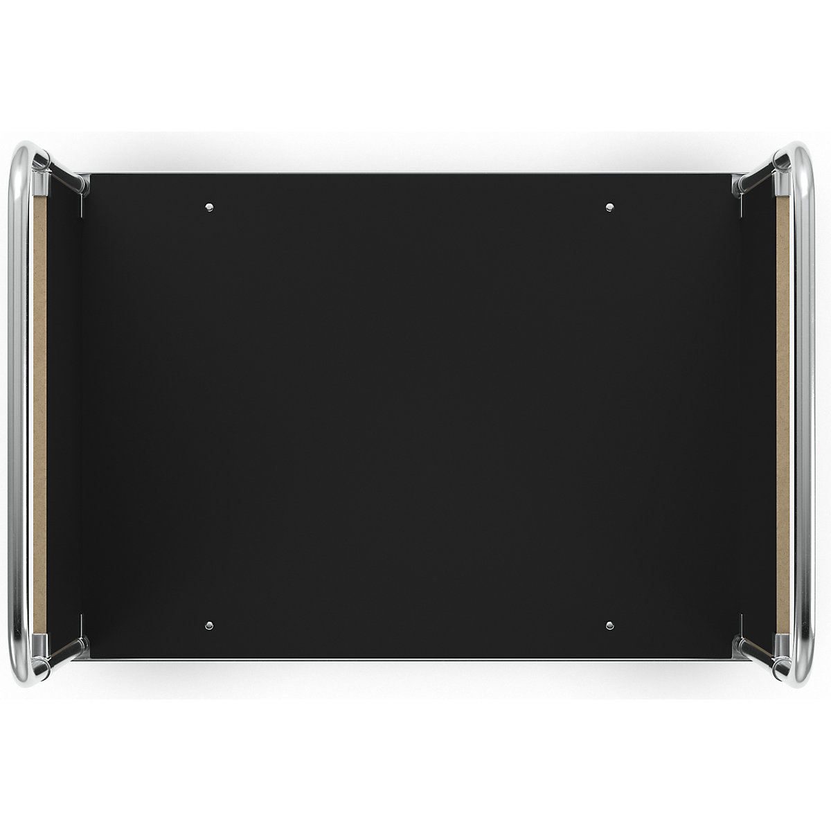 Zinc plated platform truck – Kongamek (Product illustration 4)-3