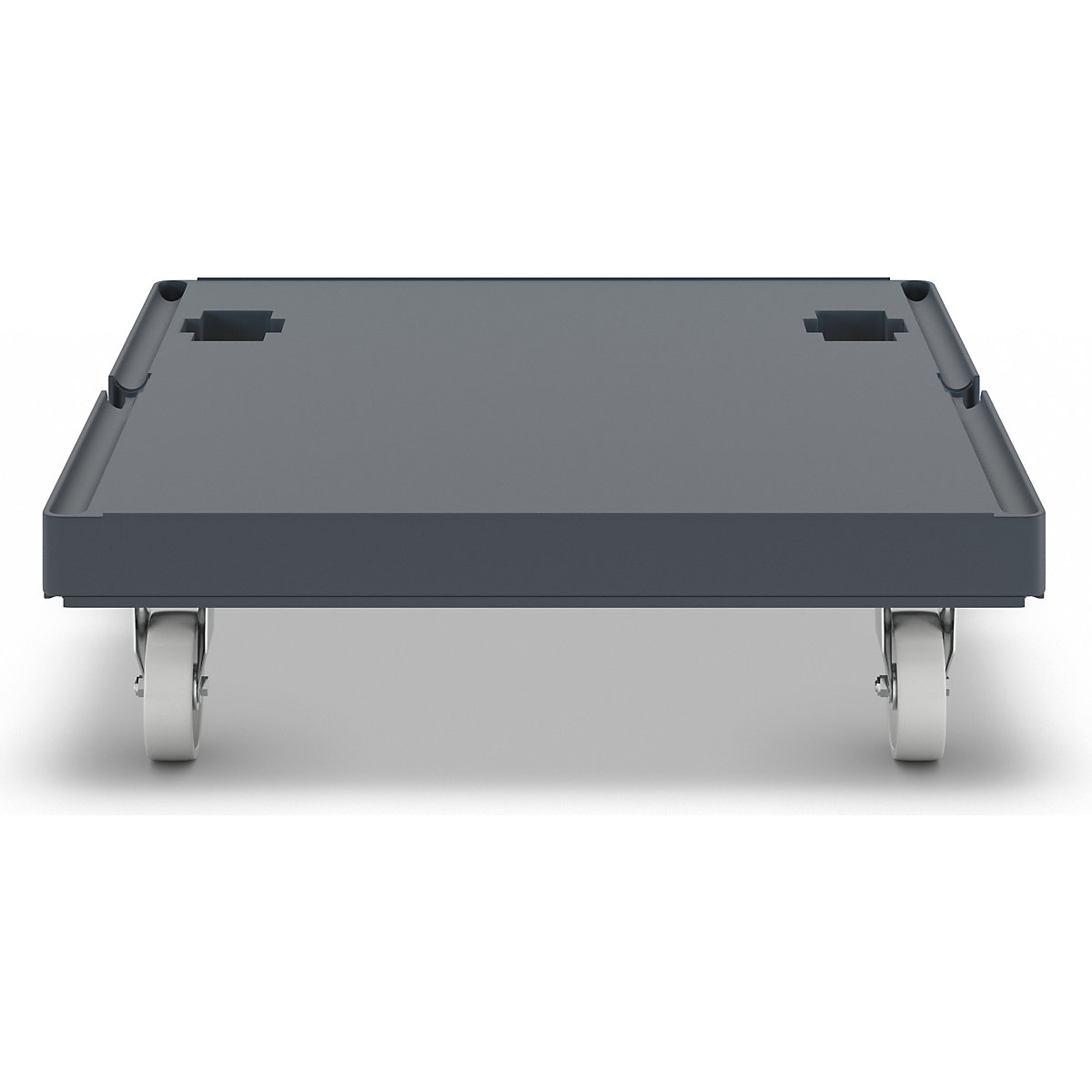 Hygienic plastic transport dolly, closed (Product illustration 8)-7