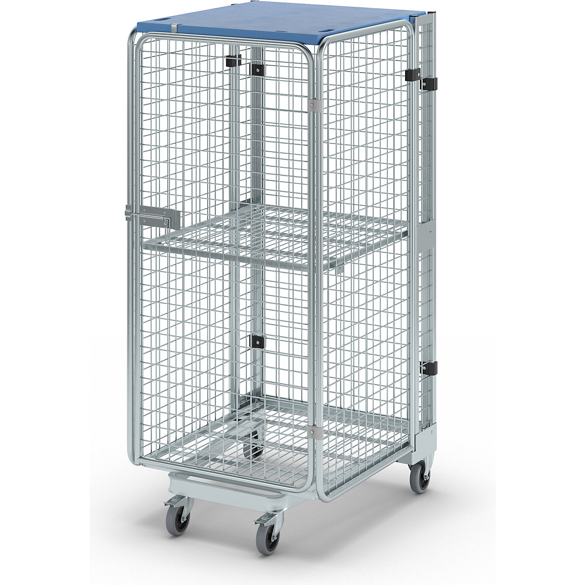 Roll container, theft proof