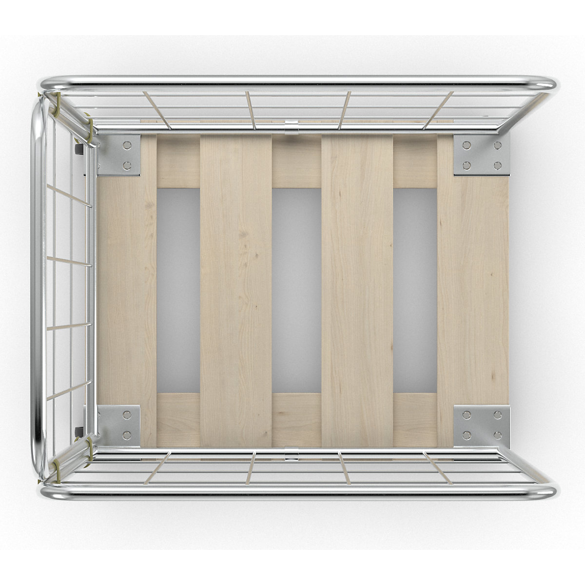Roll container with mesh panels (Product illustration 3)-2