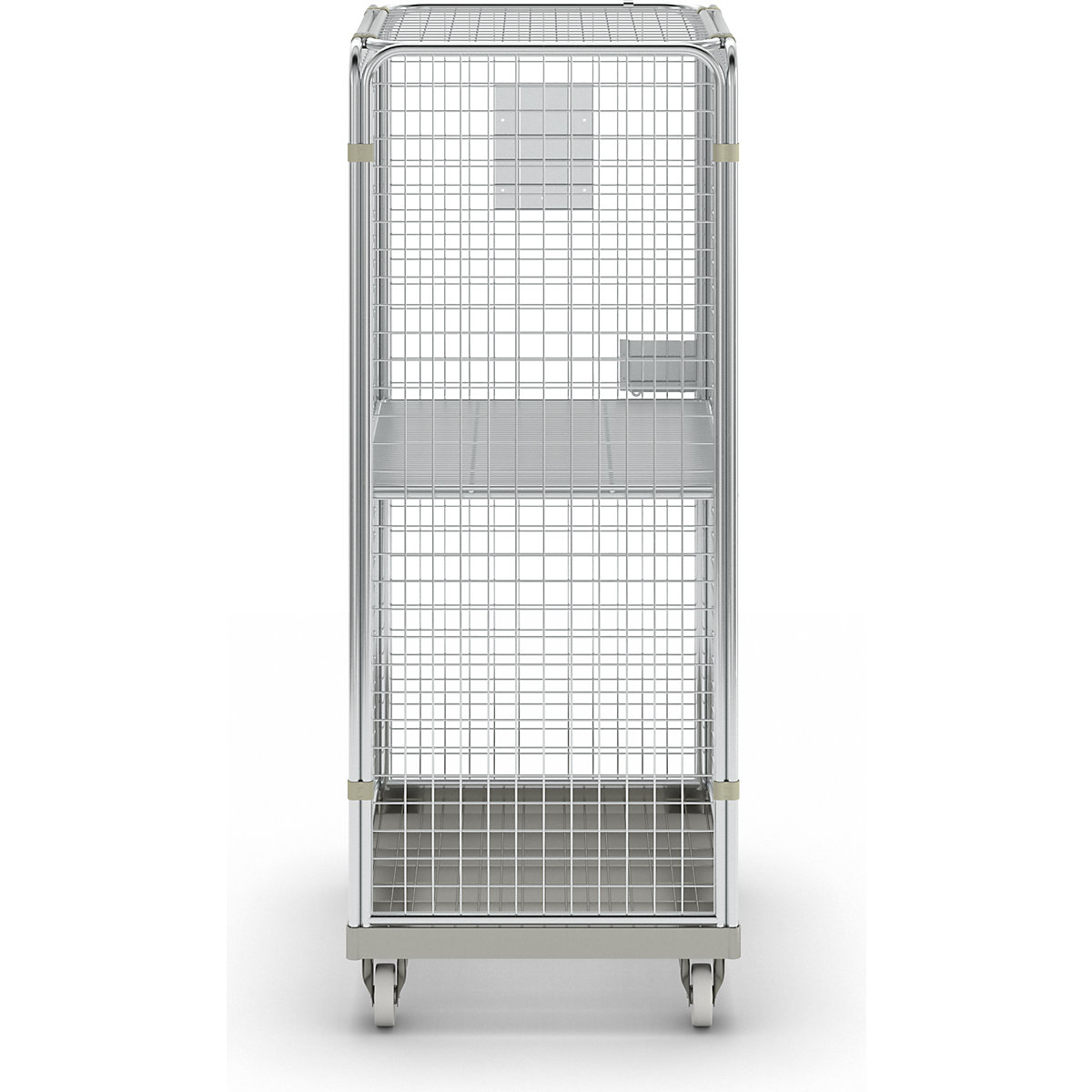 Security steel container with steel dolly (Product illustration 2)-1