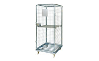 Security steel container with steel dolly