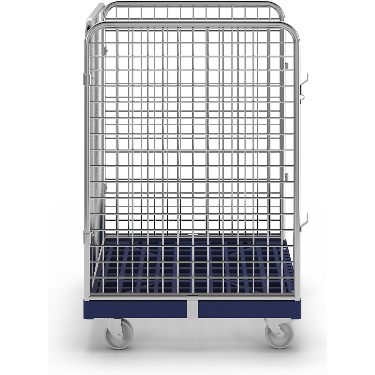 Wire mesh container with plastic dolly (Product illustration 7)-6