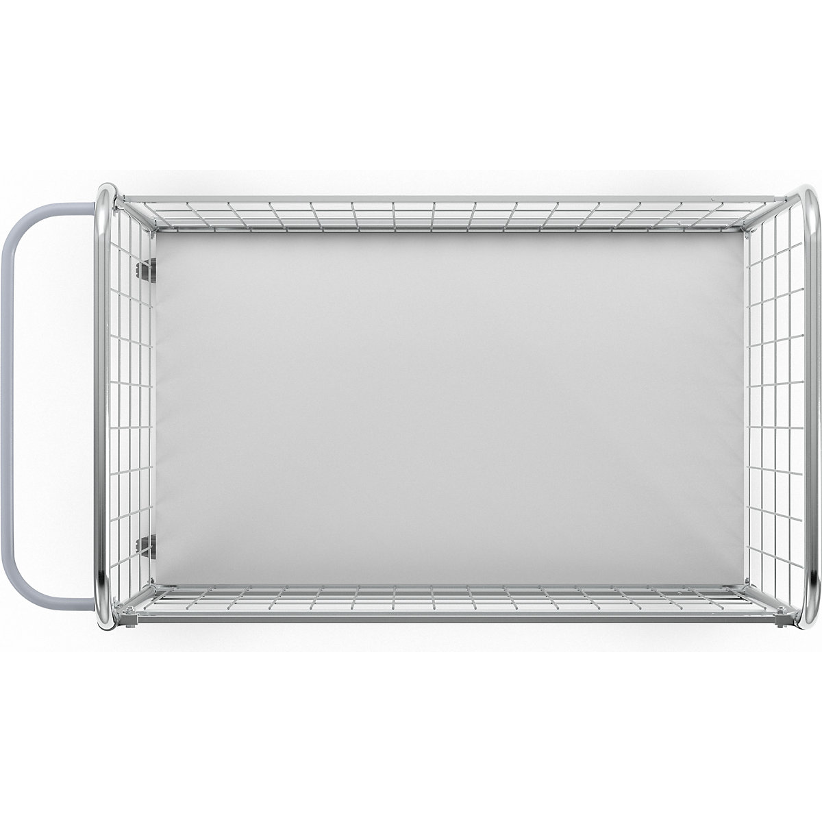 Zinc plated parcel trolley – Kongamek (Product illustration 5)-4