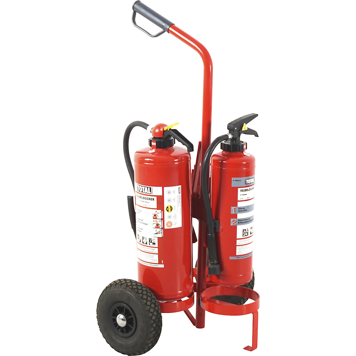 Fire extinguisher trolley – eurokraft pro (Product illustration 6)-5