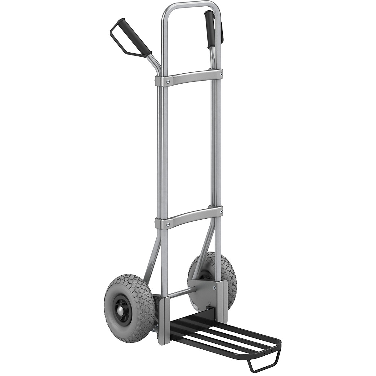 Sack truck, zinc plated - eurokraft pro