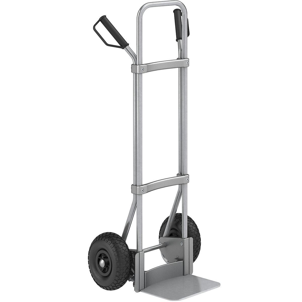 Sack truck, zinc plated - eurokraft pro