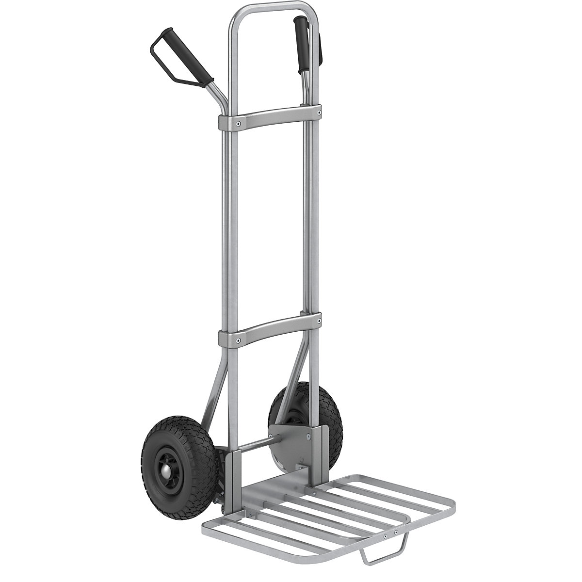 Sack truck, zinc plated - eurokraft pro