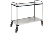 Stainless steel table trolley