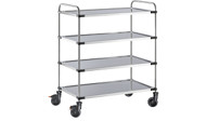 Stainless steel table trolley