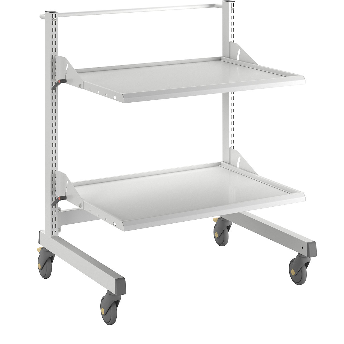 ESD equipment trolley – Treston, 2 shelves, length 943 mm-1