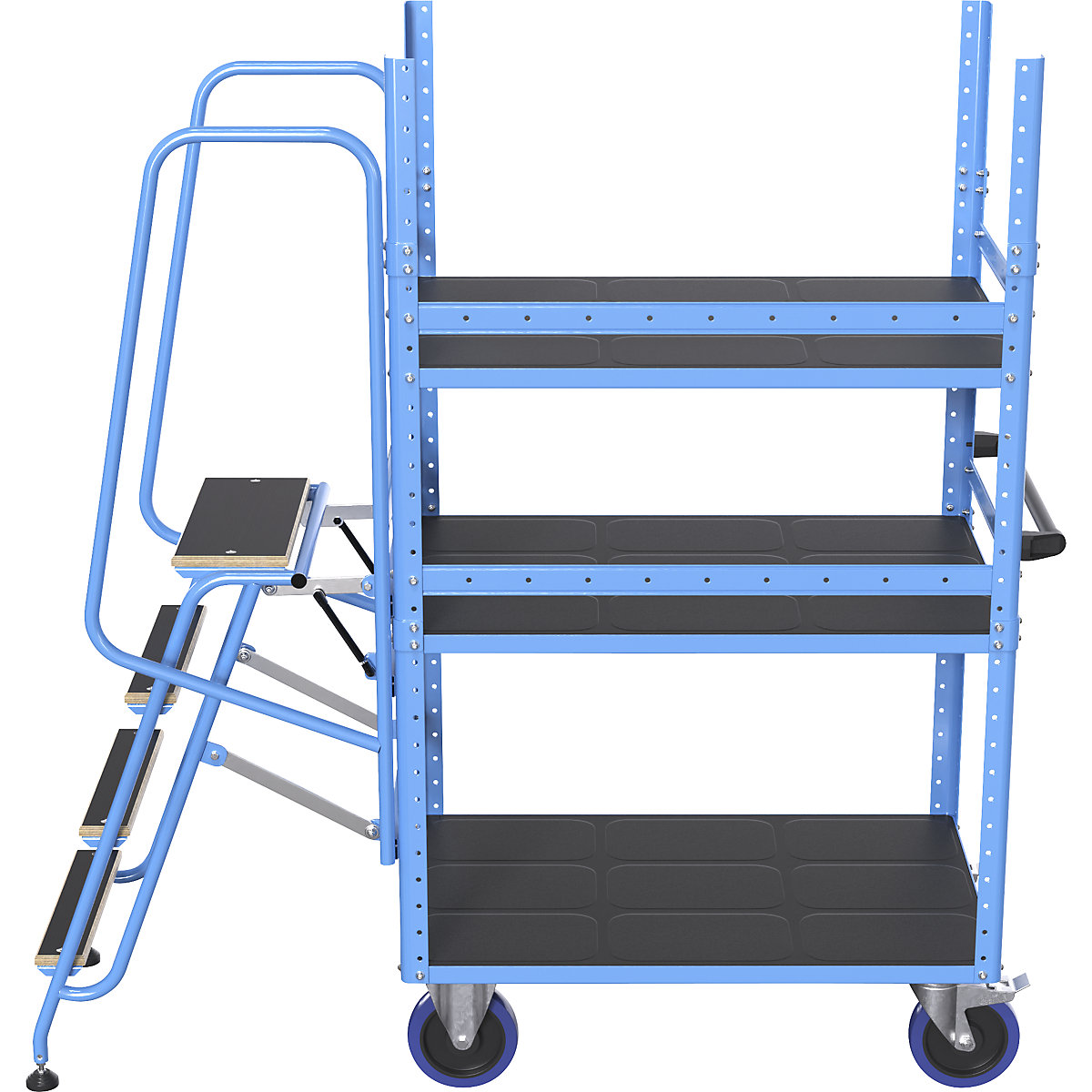 Ladder module with railing – eurokraft pro (Product illustration 8)-7