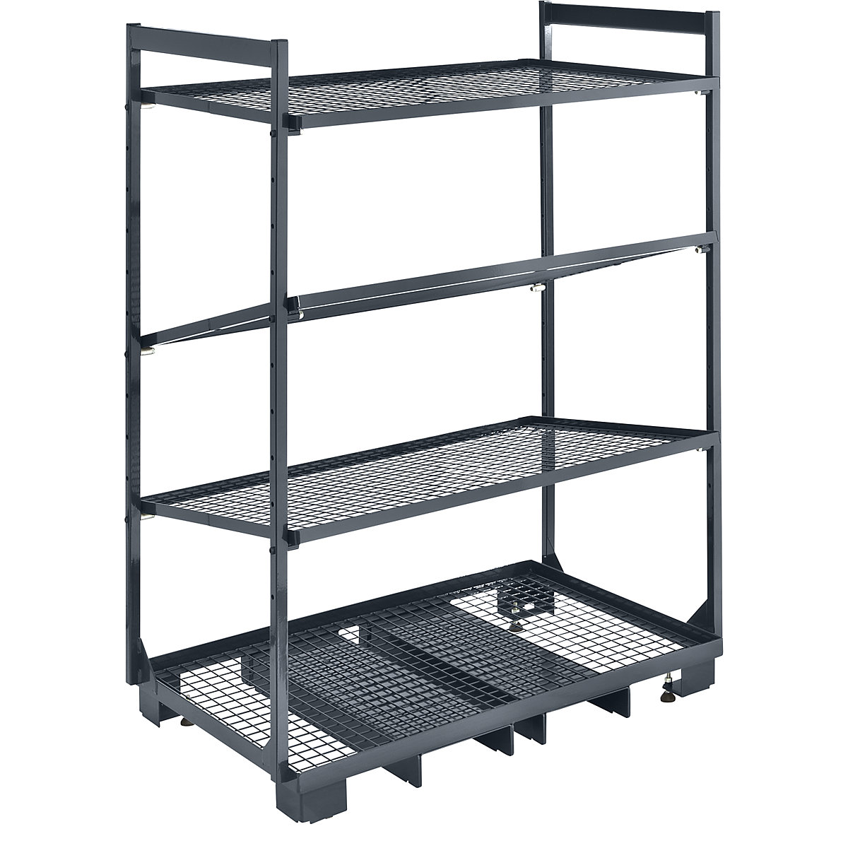 Tablarträger Shelf Holder Shelf Carrier Shelf Rack Floor Carrier b001 