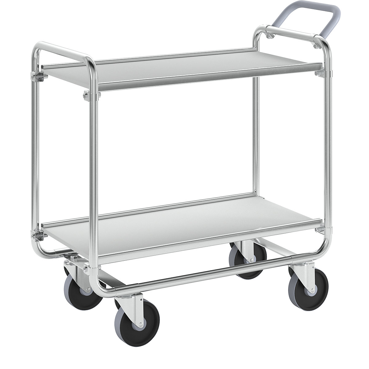 SERIES 100 P shelf truck – HelgeNyberg, 2 shelves, LxWxH 900 x 425 x 890 mm-2