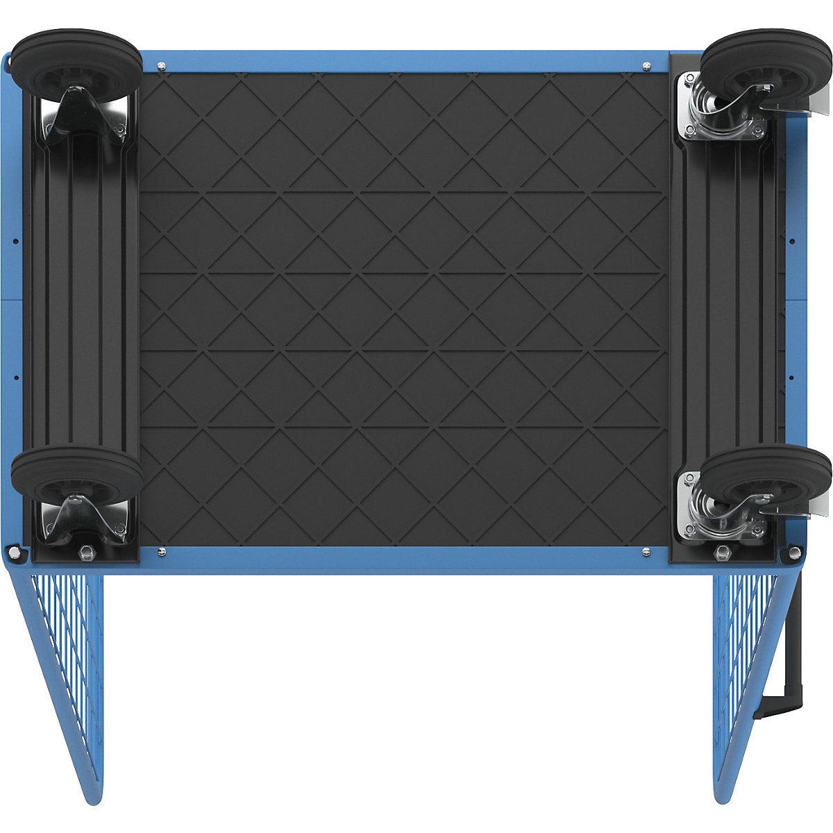 Shelf truck, wire mesh on three sides – eurokraft pro (Product illustration 7)-6