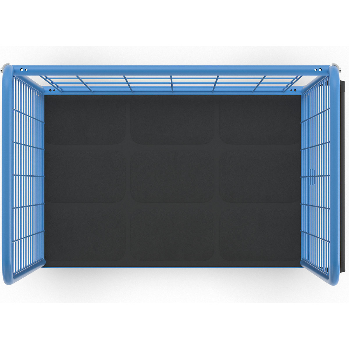 Shelf truck, wire mesh on three sides – eurokraft pro (Product illustration 6)-5