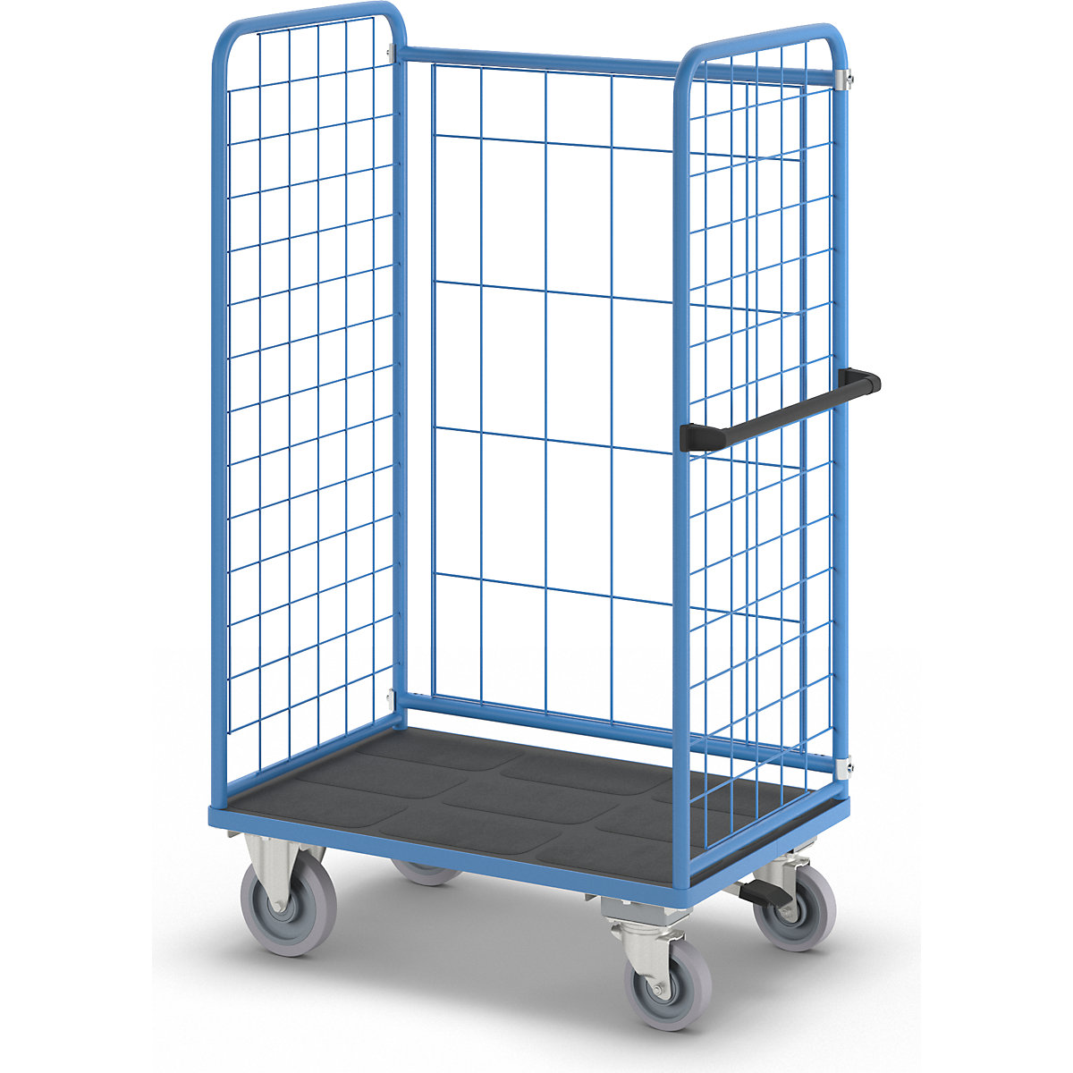 Shelf truck, wire mesh on three sides – eurokraft pro (Product illustration 8)-7