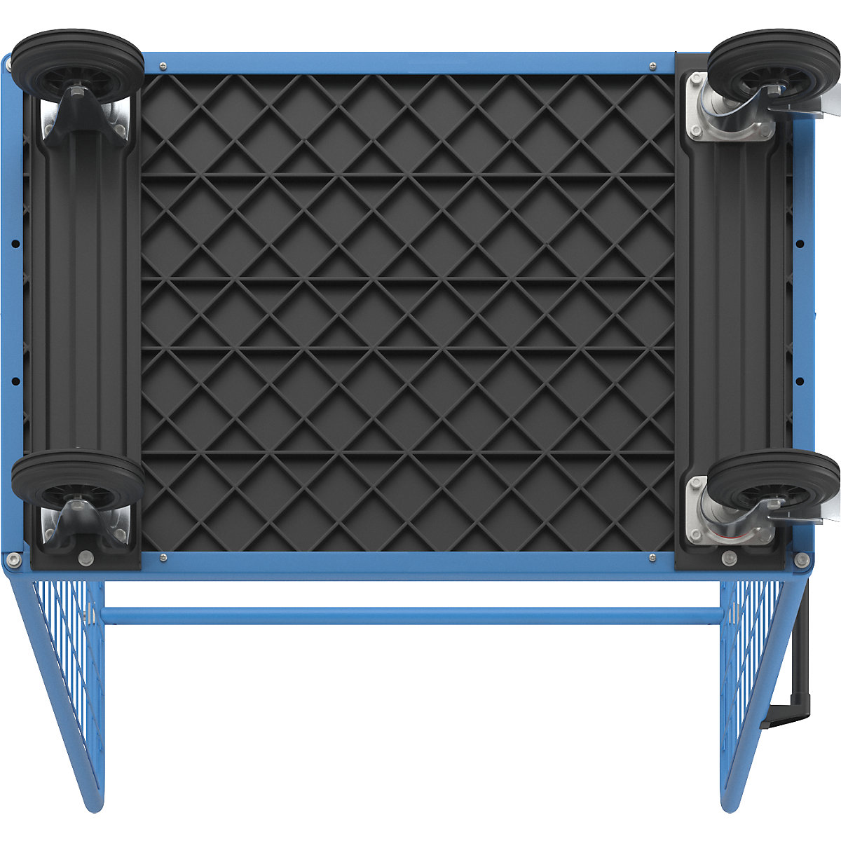 Shelf truck with mesh side panels – eurokraft pro (Product illustration 26)-25
