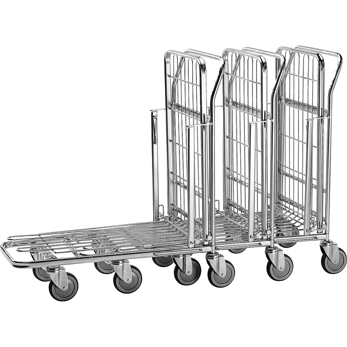 Shopping trolley, zinc plated – Kongamek (Product illustration 22)-21