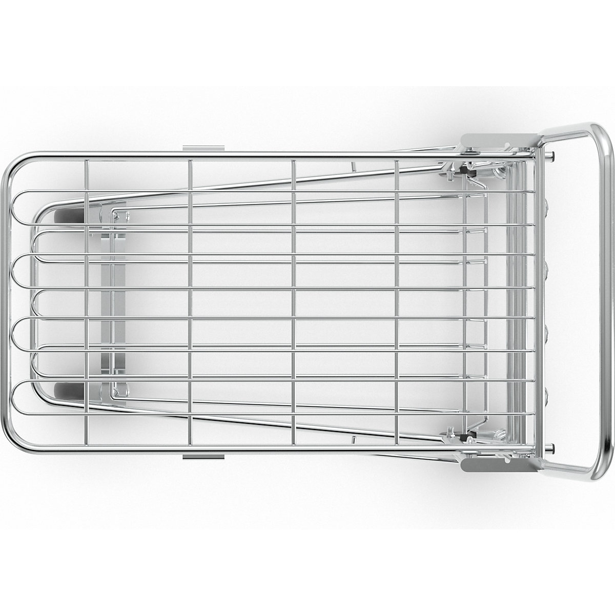 Shopping trolley, zinc plated – Kongamek (Product illustration 2)-1